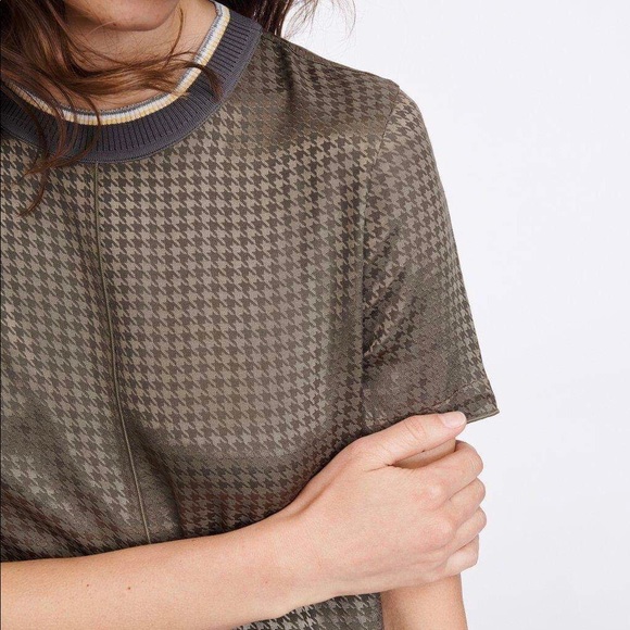 *NWT* RAG & BONE Houndstooth T-Shirt Shift Dress - Picture 6 of 15